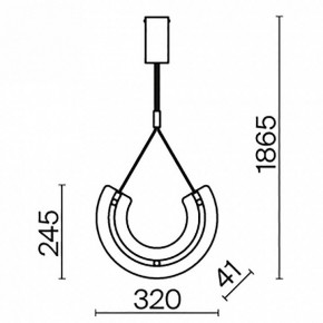 Подвесной светильник Maytoni Maya P091PL-L18G3K1 в Игриме - igrim.mebel24.online | фото 5