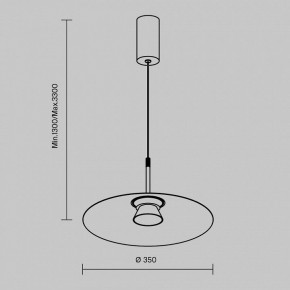 Подвесной светильник Maytoni Platte MOD352PL-L10W3K в Игриме - igrim.mebel24.online | фото 7