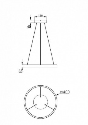 Подвесной светильник Maytoni Rim MOD058PL-L32BSK в Игриме - igrim.mebel24.online | фото 3