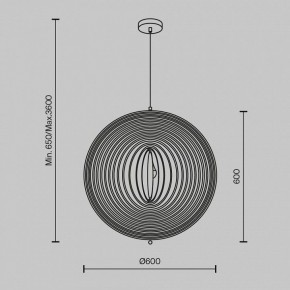 Подвесной светильник Maytoni Roots MOD197PL-01W2 в Игриме - igrim.mebel24.online | фото 4