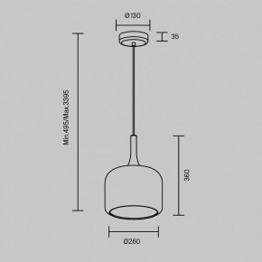 Подвесной светильник Maytoni Spirito MOD286PL-L18G3K в Игриме - igrim.mebel24.online | фото 11