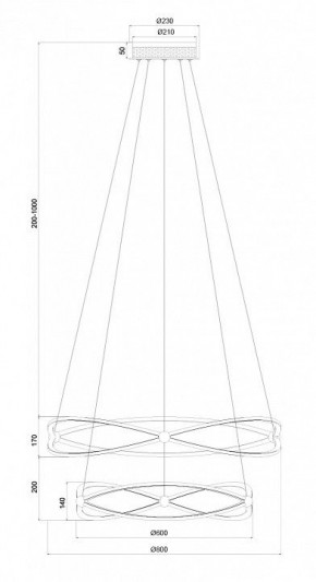 Подвесной светильник Maytoni Weave MOD062PL-L103CH3K в Игриме - igrim.mebel24.online | фото 9