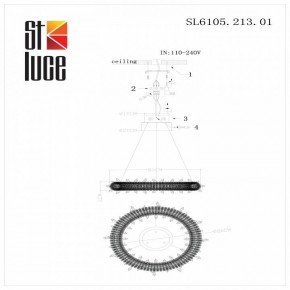 Подвесной светильник ST-Luce Lucchero SL6105.213.01 в Игриме - igrim.mebel24.online | фото 6
