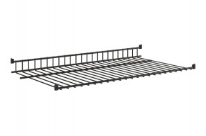 Полка сотовая L695 (черный муар) в Игриме - igrim.mebel24.online | фото