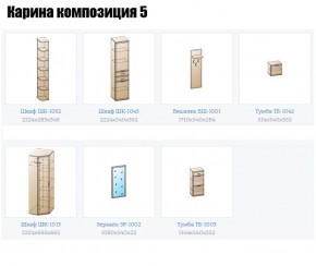 Прихожая Карина (модульная) в Игриме - igrim.mebel24.online | фото 2