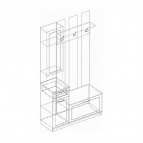 Прихожая "ПФ-09" Филадельфия в Игриме - igrim.mebel24.online | фото 2