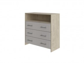PROxSON Комод Varna (ЛДСП+ткань Бунратти/Savana Milk (молочный)) 90x40 в Игриме - igrim.mebel24.online | фото