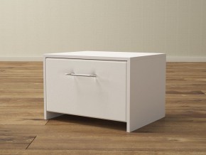 PROxSON Тумба Varna (ЛДСП Белая+экокожа Белый/Белый) 51x40 в Игриме - igrim.mebel24.online | фото 1