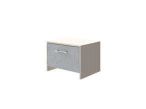 PROxSON Тумба Varna (ЛДСП Дуб Шамони+ткань Дуб Шамони светлый/Tesla Стальной) 51x40 в Игриме - igrim.mebel24.online | фото 1