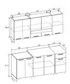 РИО-2 ЛДСП Кухонный гарнитур 1,8 м в Игриме - igrim.mebel24.online | фото 7