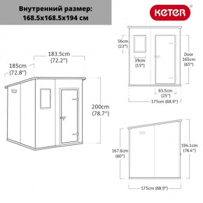 Сарай Манор Пентхаус 6x6 (MANOR PENT 6x6) в Игриме - igrim.mebel24.online | фото 3