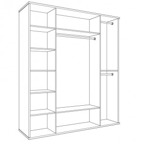 Шкаф 4-х дверный (корпус) Парма Нео в Игриме - igrim.mebel24.online | фото 3