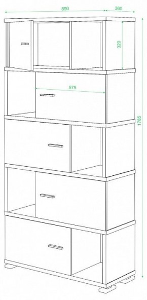 Шкаф комбинированный Домино СБ-30/5 в Игриме - igrim.mebel24.online | фото 3