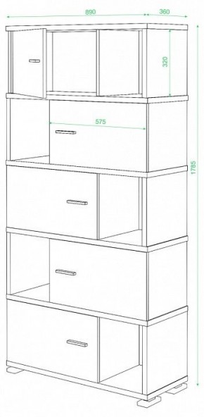 Шкаф комбинированный Домино СБ-30/5 в Игриме - igrim.mebel24.online | фото 2