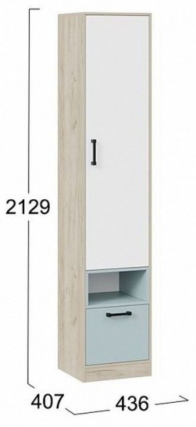 Шкаф комбинированный Оливер 401.002.000 в Игриме - igrim.mebel24.online | фото 3