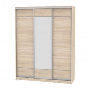 Шкаф-купе B-220х180х60-3 "Белла" (D7D8D7) в Игриме - igrim.mebel24.online | фото