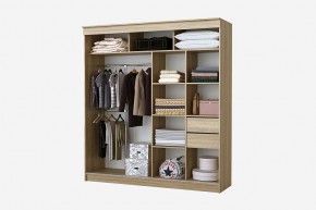 Шкаф-купе Фаворит 2.0 серия Альянс (дуб сонома) в Игриме - igrim.mebel24.online | фото 2
