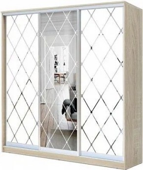 Шкаф-купе ХИТ 22-18-666 РОМБ БОЛЬШОЙ МАТОВЫЙ в Игриме - igrim.mebel24.online | фото