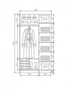 Шкаф-купе ХИТ 22-4-12-11 (420) в Игриме - igrim.mebel24.online | фото 5