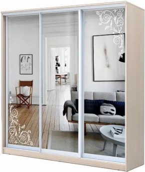 Шкаф-купе ХИТ 22-4-20-656 ОРНАМЕНТ в Игриме - igrim.mebel24.online | фото