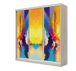 Шкаф-купе ХИТ 22-4-20-777 АБСТРАКЦИЯ №1 в Игриме - igrim.mebel24.online | фото