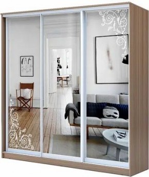 Шкаф-купе ХИТ 23-20/2-656 ОРНАМЕНТ в Игриме - igrim.mebel24.online | фото