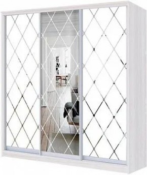 Шкаф-купе ХИТ 24-18/2-666 РОМБ БОЛЬШОЙ МАТОВЫЙ в Игриме - igrim.mebel24.online | фото