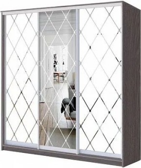 Шкаф-купе ХИТ 24-20/2-666 РОМБ БОЛЬШОЙ МАТОВЫЙ в Игриме - igrim.mebel24.online | фото