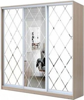 Шкаф-купе ХИТ 24-20-666 РОМБ БОЛЬШОЙ МАТОВЫЙ в Игриме - igrim.mebel24.online | фото