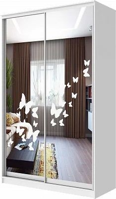 Шкаф-купе ХИТ 24-4-14-66 БАБОЧКИ в Игриме - igrim.mebel24.online | фото