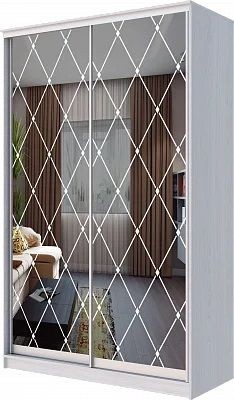 Шкаф-купе ХИТ 24-4-15-66 РОМБ БОЛЬШОЙ (420) в Игриме - igrim.mebel24.online | фото