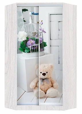 Шкаф-купе ХИТ-У-L-24-64-77 МИШКА В ИНТЕРЬЕРЕ в Игриме - igrim.mebel24.online | фото