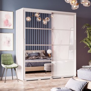Шкаф-купе Крафт-6 1.6 м ШКК-06 (ясень белый) в Игриме - igrim.mebel24.online | фото