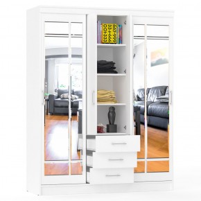 Шкаф-купе СВК-1700, цвет белый, ШхГхВ 170х61х220 см. в Игриме - igrim.mebel24.online | фото 3