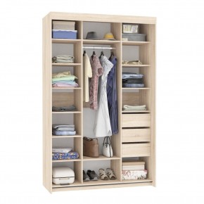 Шкаф-купе T-3-230х145х60 (2-1-2) в Игриме - igrim.mebel24.online | фото