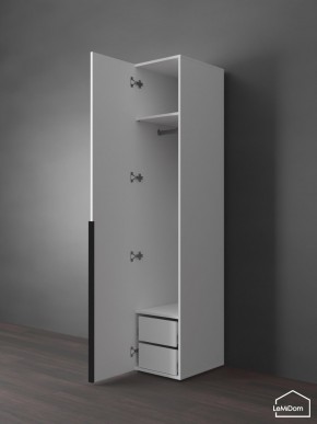 Шкаф Linnea MHR-1-3 2050х400х510 (Белый-М 11.1.1) в Игриме - igrim.mebel24.online | фото 5