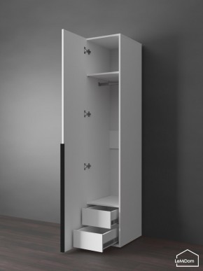 Шкаф Linnea MHR-1-3 2050х400х510 (Белый-М 11.1.1) в Игриме - igrim.mebel24.online | фото 7