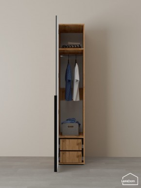 Шкаф Linnea MHR-1-3 2050х400х510 (ДВ-М 11.1.25) в Игриме - igrim.mebel24.online | фото 5