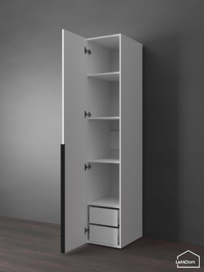 Шкаф Linnea MHR-1-4 2050х400х510 (Белый-М 11.1.1) в Игриме - igrim.mebel24.online | фото 5