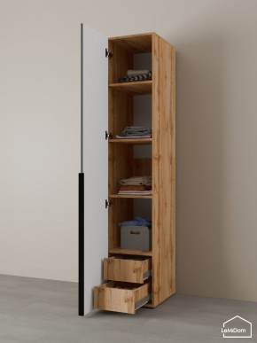 Шкаф Linnea MHR-1-4 2050х400х510 (ДВ-М 11.1.25) в Игриме - igrim.mebel24.online | фото 5