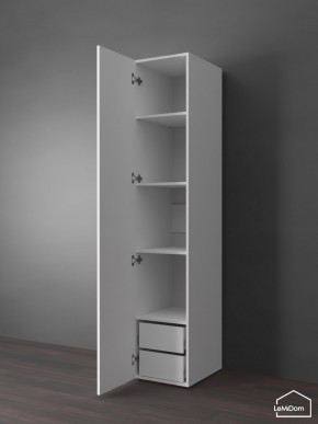Шкаф Linnea MHR-1PO-4 2050х400х510 (Белый-М 11.1.2) в Игриме - igrim.mebel24.online | фото 5