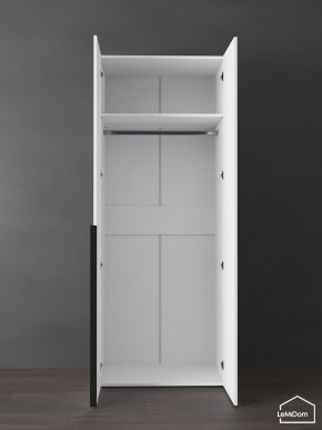 Шкаф Linnea MHR-2 2050х800х510 (Белый-М 11.1.1) в Игриме - igrim.mebel24.online | фото 4