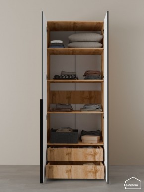 Шкаф Linnea MHR-2-4 2050х800х510 (ДВ-М 11.1.25) в Игриме - igrim.mebel24.online | фото 6