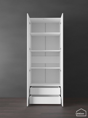 Шкаф Linnea MHR-2PO-4 2050х800х510 (Белый-М 11.1.2) в Игриме - igrim.mebel24.online | фото 6