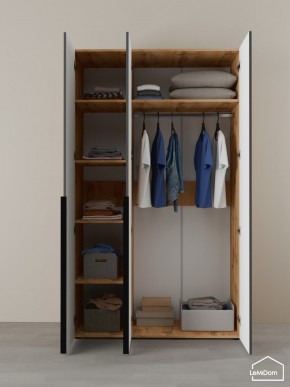 Шкаф Linnea MHR-3-1 2050х1200х510 (ДВ-М 11.1.25) в Игриме - igrim.mebel24.online | фото 4