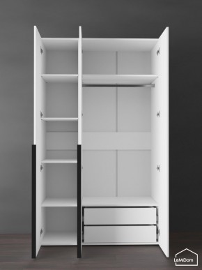Шкаф Linnea MHR-3-2 2050х1200х510 (Белый-М 11.1.2) в Игриме - igrim.mebel24.online | фото 5