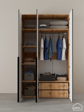 Шкаф Linnea MHR-3-2 2050х1200х510 (ДВ-М 11.1.25) в Игриме - igrim.mebel24.online | фото 5