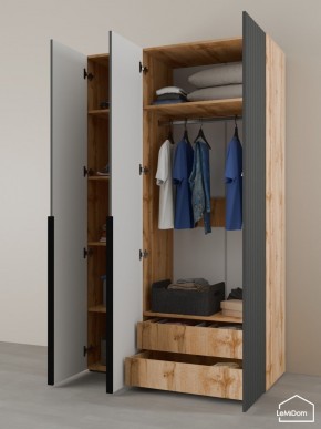 Шкаф Linnea MHR-3-2 2050х1200х510 (ДВ-М 11.1.25) в Игриме - igrim.mebel24.online | фото 6