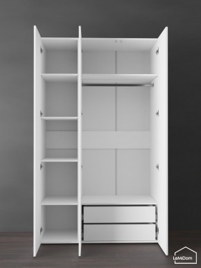 Шкаф Linnea MHR-3PO-2 2050х1200х510 (Белый-М 11.1.1) в Игриме - igrim.mebel24.online | фото 6