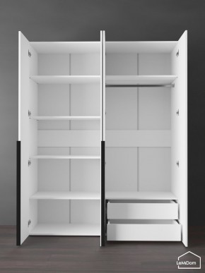 Шкаф Linnea MHR-4-2 2050х1600х510 (Белый-М 11.1.1) в Игриме - igrim.mebel24.online | фото 5